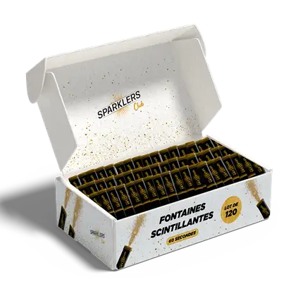 120 Fontane scintillanti a 0,45€ al pezzo