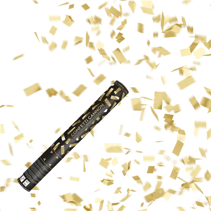 Cannoni Coriandoli 40cm ORO