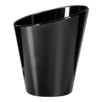  Bacinella per champagne in acrilico nero (modello piccolo)