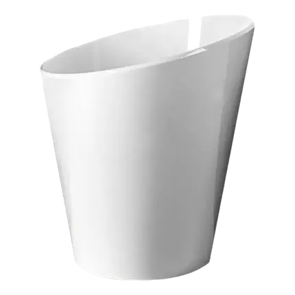 Bacinella per champagne bianca Acrilico (modello piccolo)