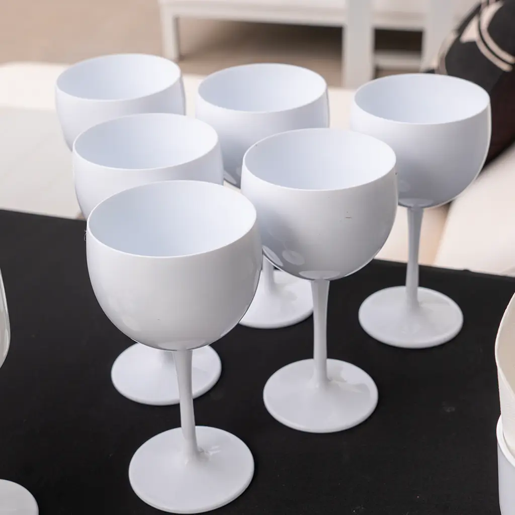 Bicchiere bianco per piscina 40cl