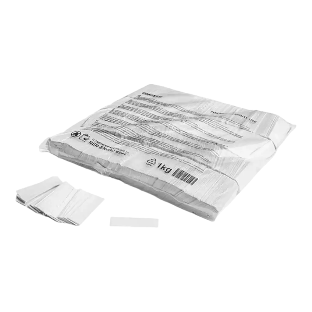 Borsa 1KG coriandoli bianchi