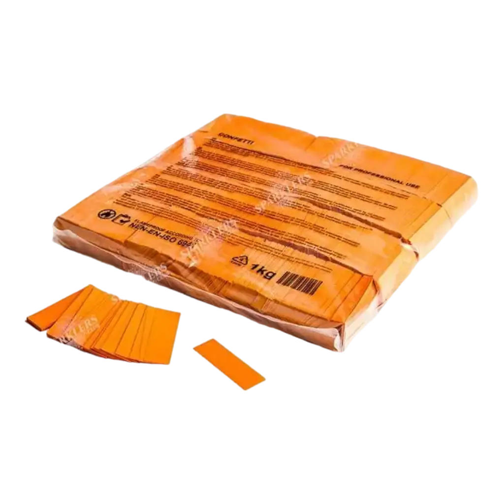 Borsa 1KG coriandoli arancione