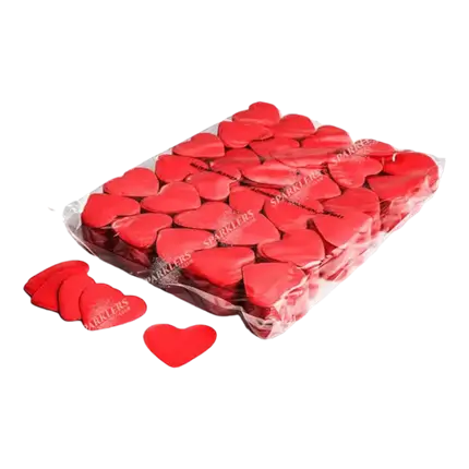 Borsa 1KG coriandoli cuore rosso