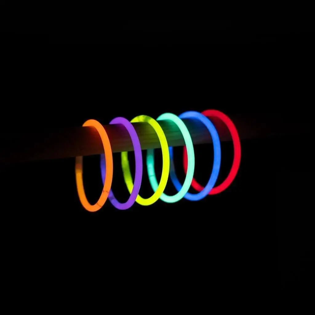 Braccialetti fluorescenti multicolore (set da 100)