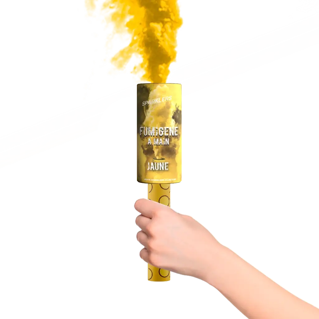 Fumo a mano 45 secondi giallo