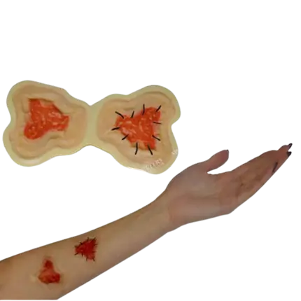 Set di 2 adesivi con cicatrici