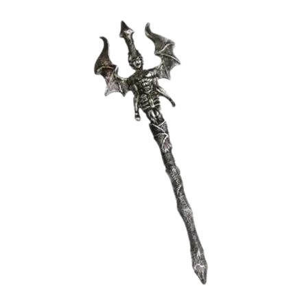 Tridente di plastica argento