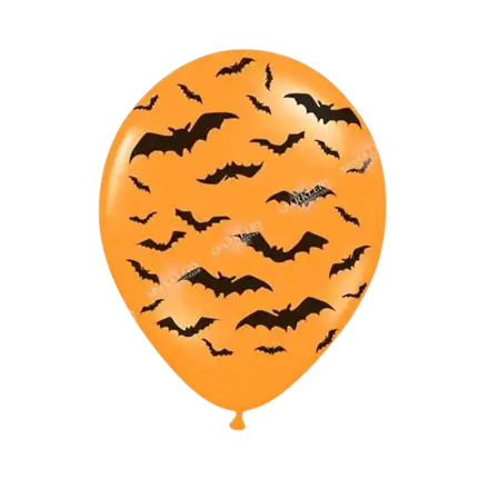 Lotto 50 Halloween Balloons Bat