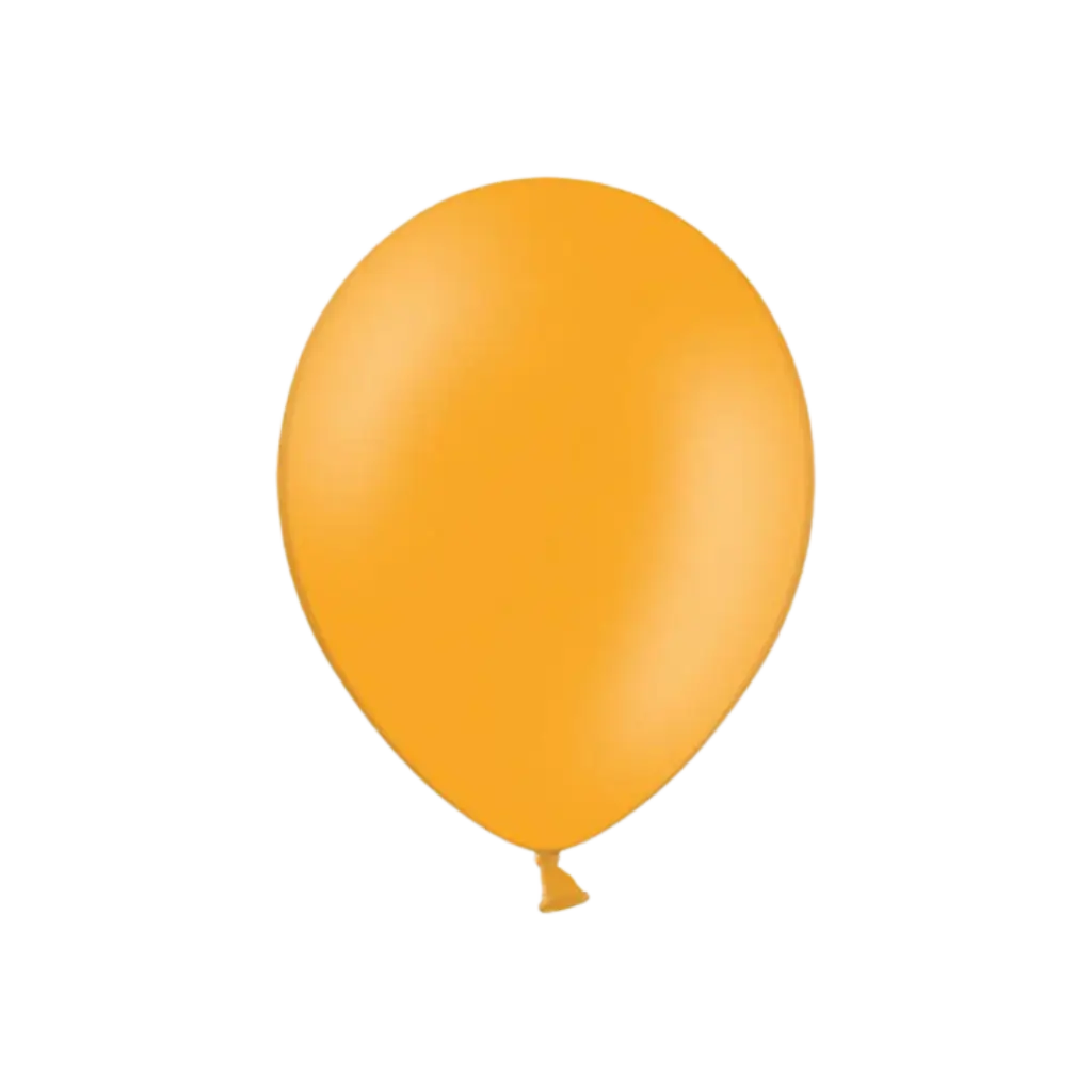 Confezione da 100 palloncini in metallo arancione