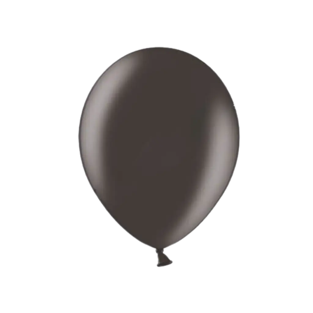 Confezione da 100 palloncini metallici neri