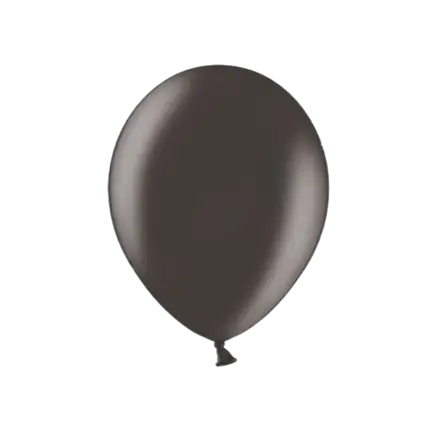 Confezione da 100 palloncini metallici neri