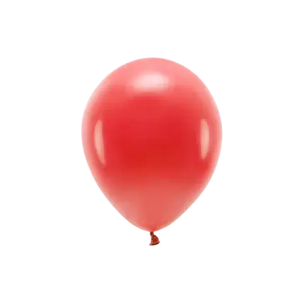 Lotto di 100 palloncini biodegradabili rossi