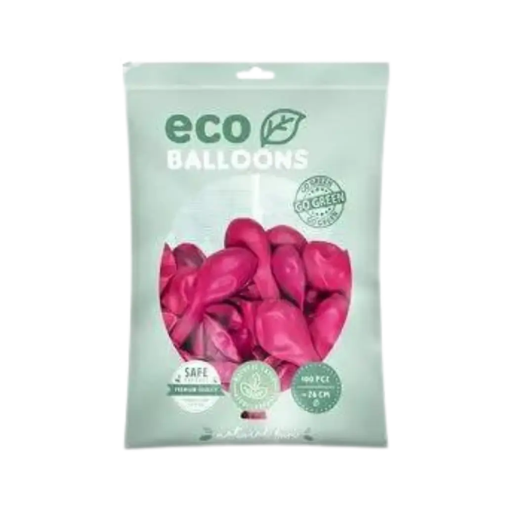 Confezione da 100 palloncini rosa scuro