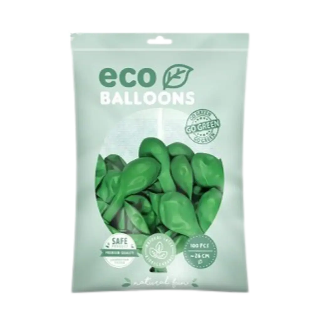 Confezione da 100 palloncini verdi