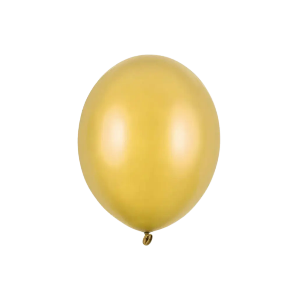 Confezione da 100 Palloncini Metallici Oro
