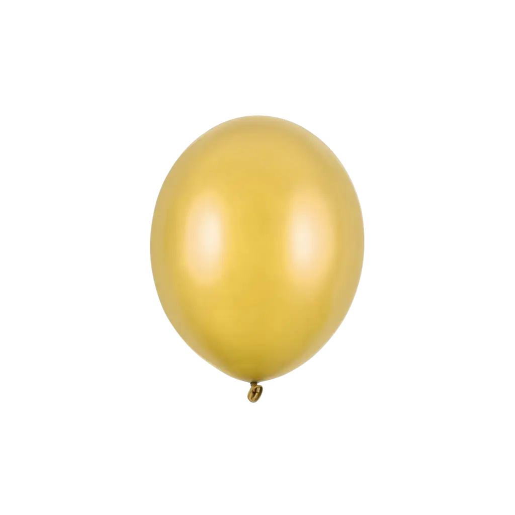 Confezione da 100 Palloncini Metallici Oro