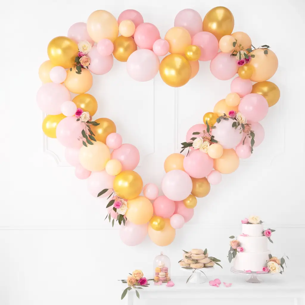 Confezione da 100 Palloncini Metallici Oro