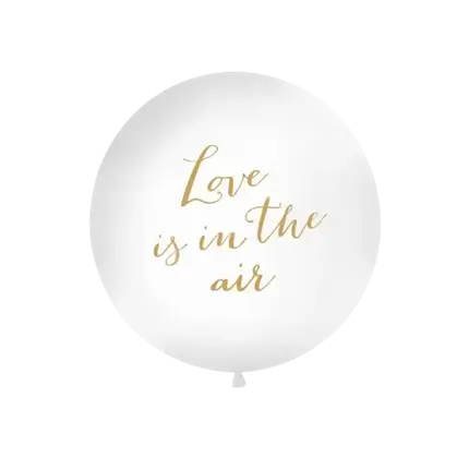 Pallone gigante 100cm L'amore è nell'aria O