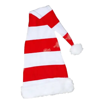 Cappello di Natale molto lungo con nappe