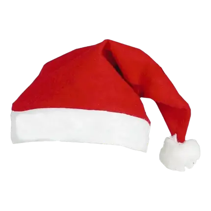 Cappello di Natale con nappa Adulto