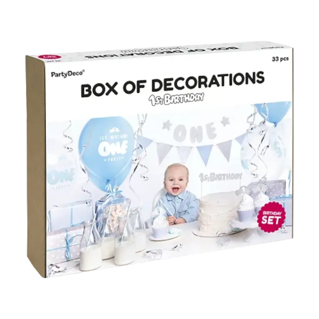 Kit di decorazione per il 1° Anniversario d'argento