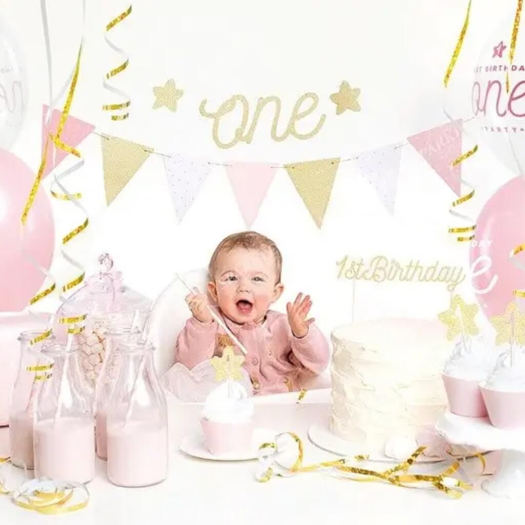 Kit di decorazione per il primo anniversario d'oro