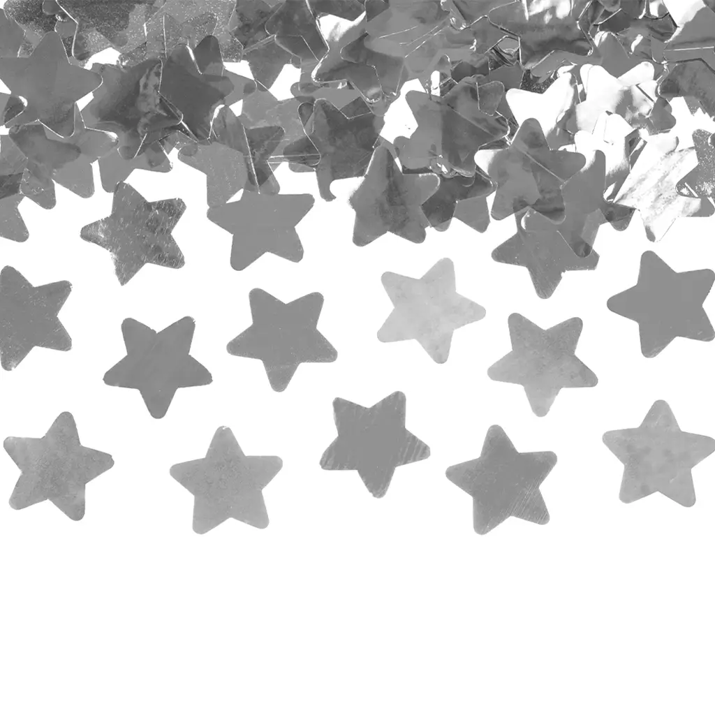 Cannoni Coriandoli 80CM Silver Star