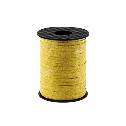 Nastro glitterato in oro