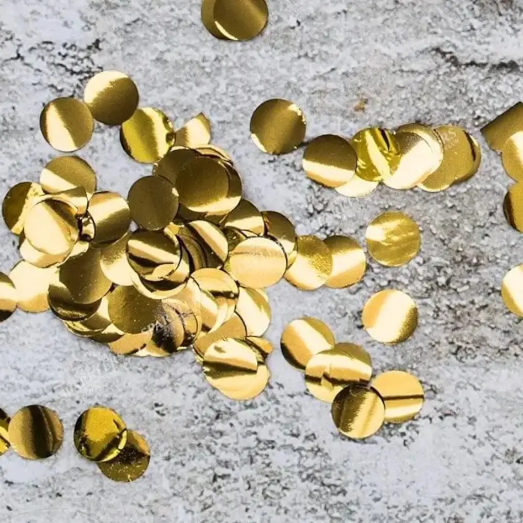 Coriandoli tondi d'oro (15gr)
