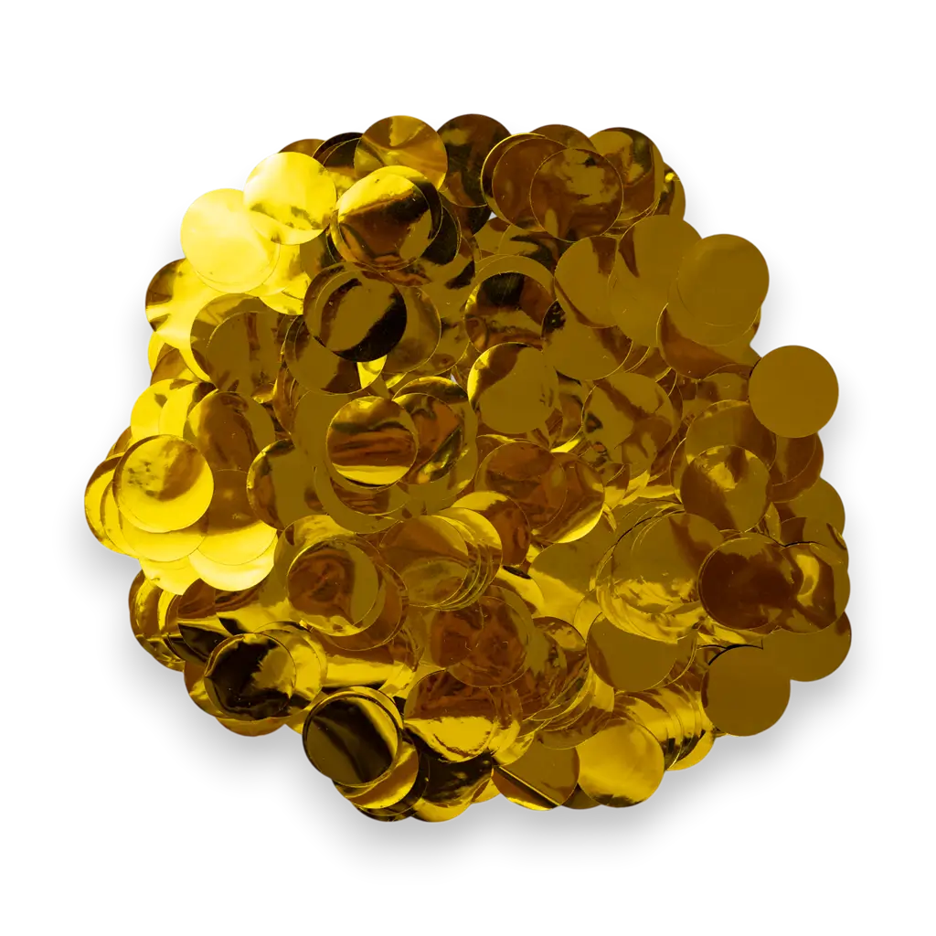 Coriandoli tondi d'oro (15gr)