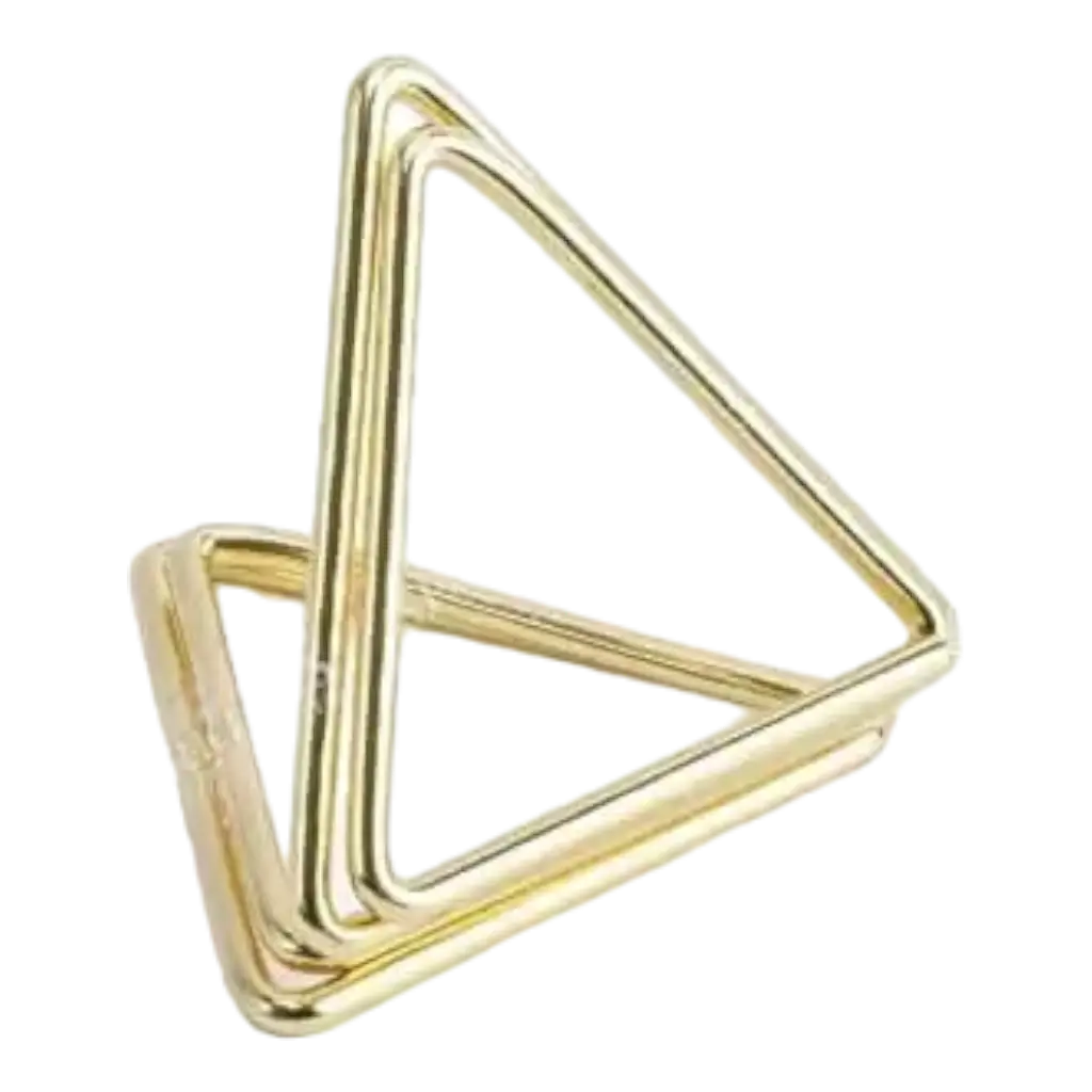 Porta marcatore posto triangolo d'oro x10