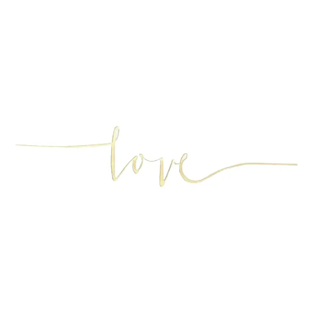 Libro degli ospiti "Love" Gold