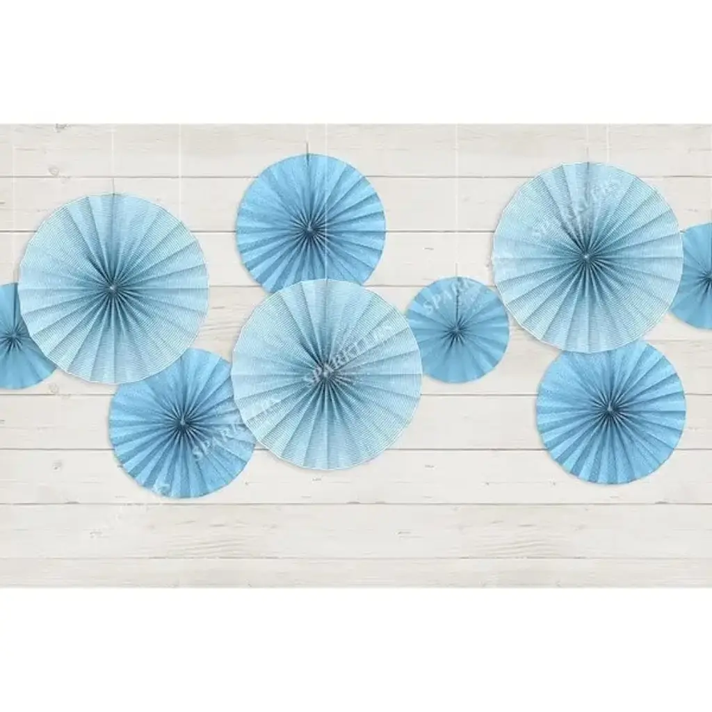 Rose blu decorative (3 pezzi)