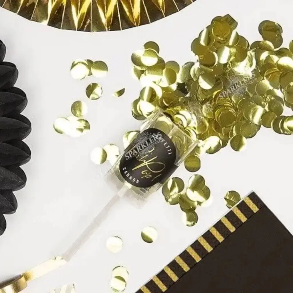 I coriandoli spingono l'oro pop