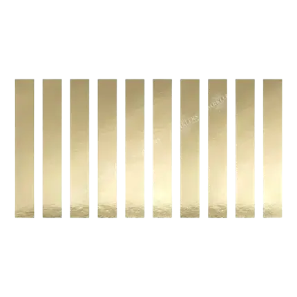 Confezione da 10 portatovaglioli dorati