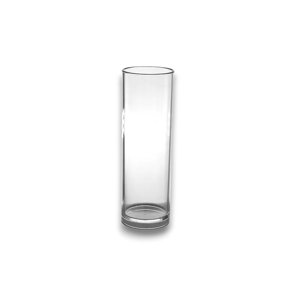 Tubo infrangibile in bicchiere 22cl trasparente