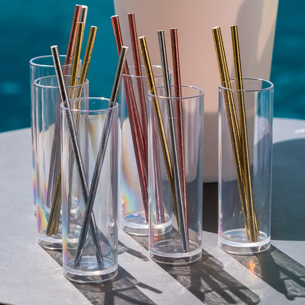 Tubo infrangibile in bicchiere 22cl trasparente