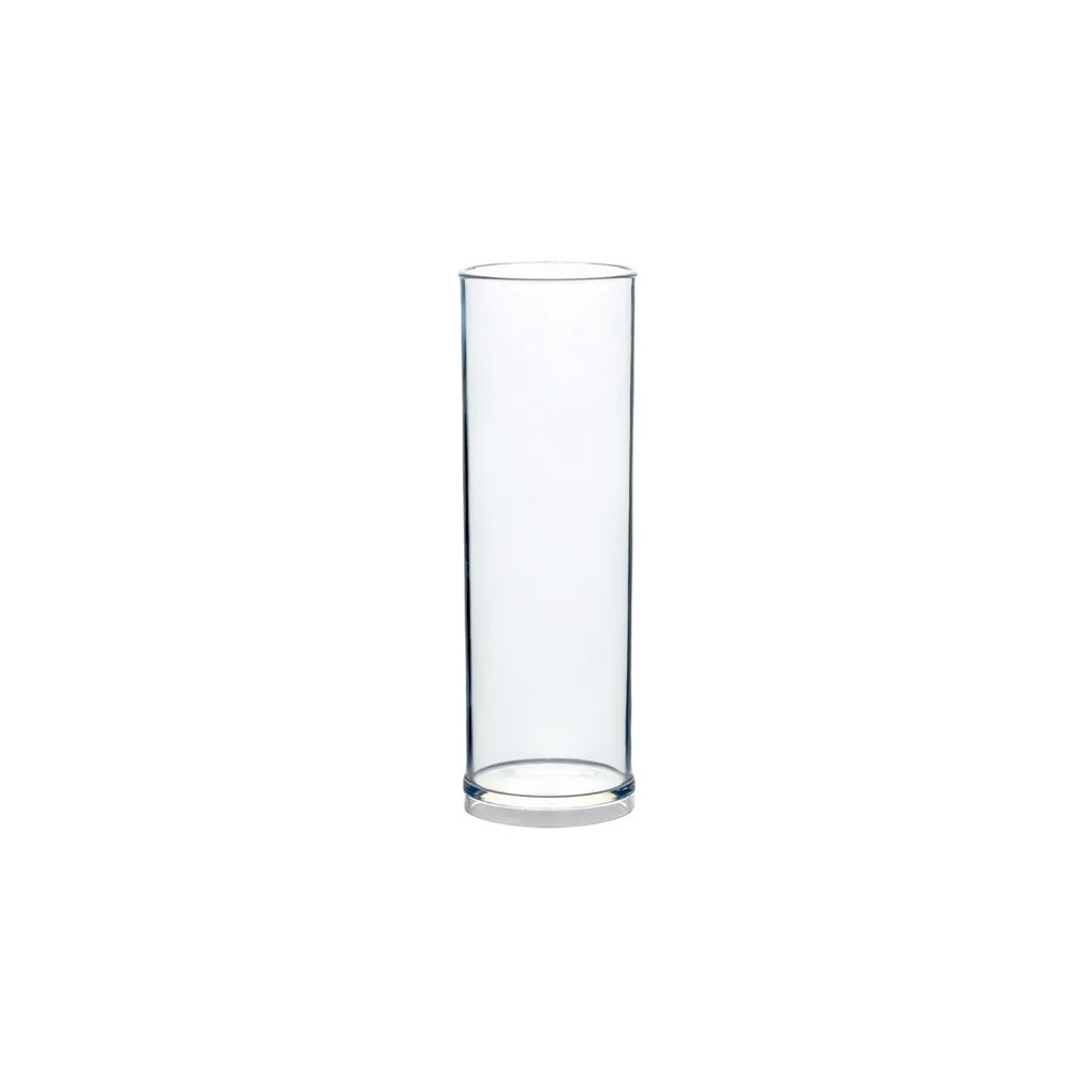 Tubo infrangibile in bicchiere 22cl trasparente