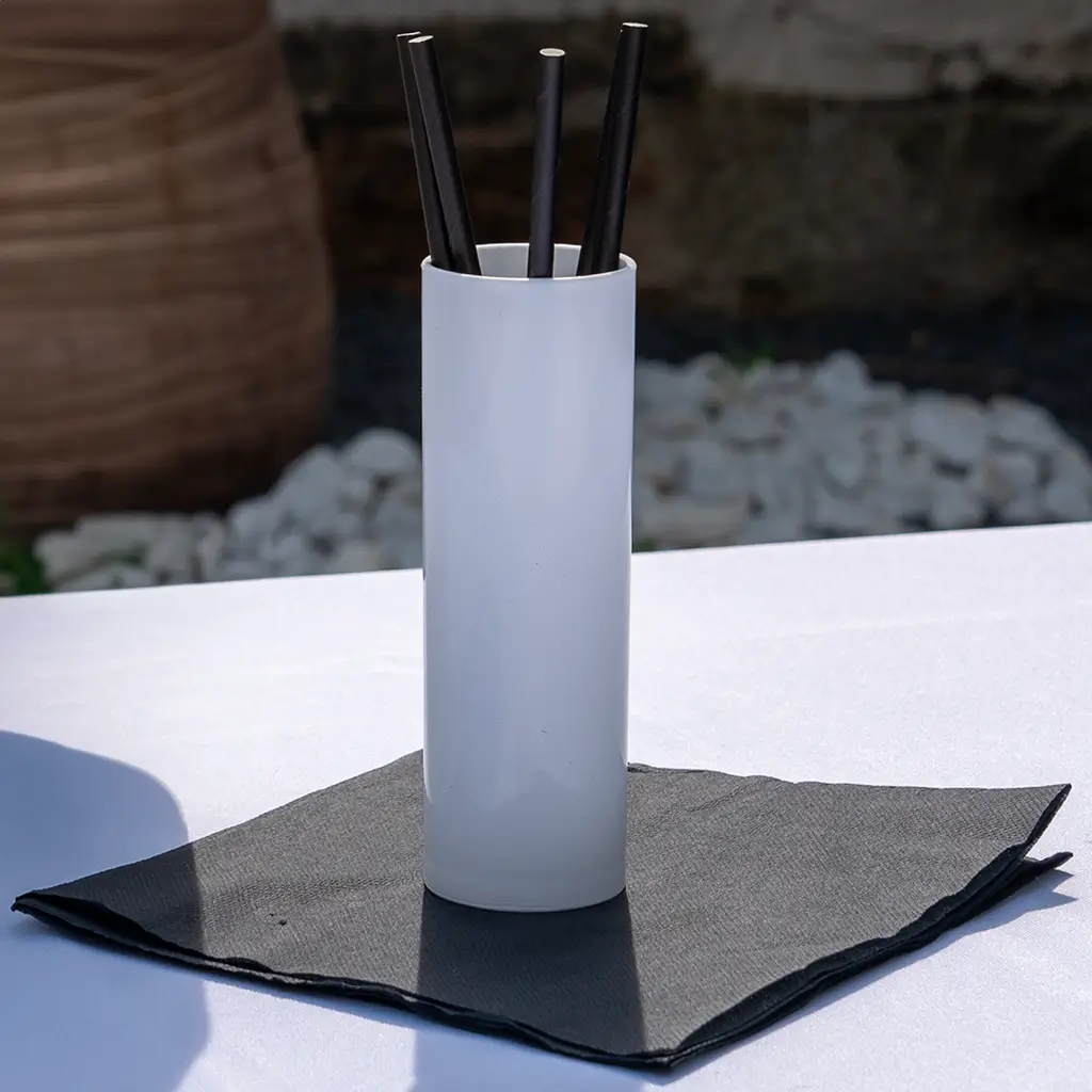 Tubo di bicchiere infrangibile 22cl Bianco