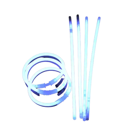 Braccialetto bianco fluo (confezione da 100)