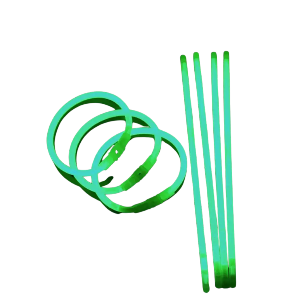 Bracciale verde fluo (confezione da 100)