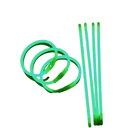 Bracciale verde fluo (confezione da 100)