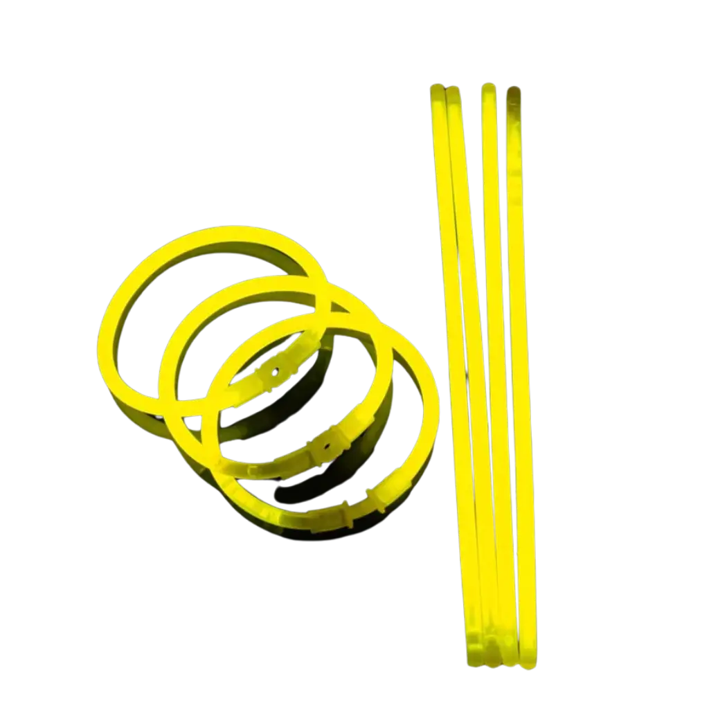 Bracciale giallo fluo (set di 100)