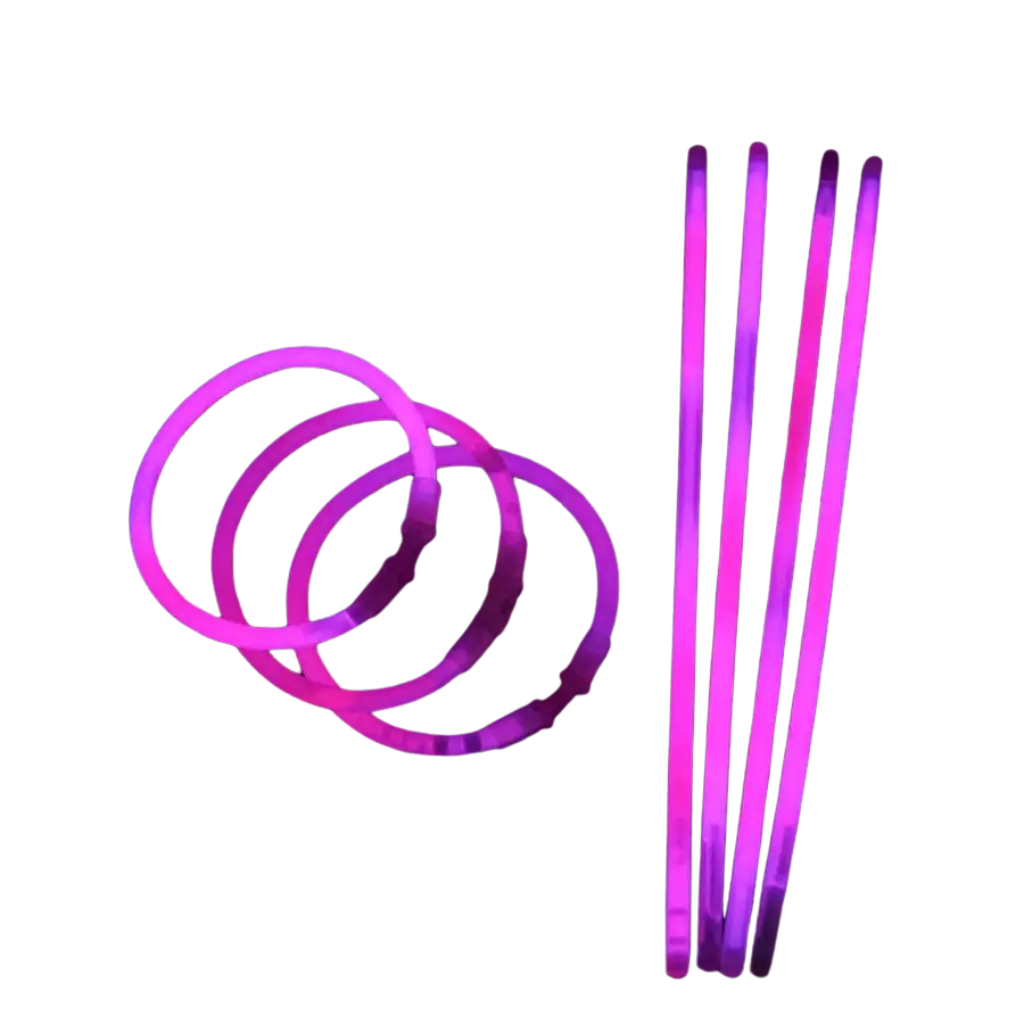 Braccialetto rosa fluorescente (confezione da 100)