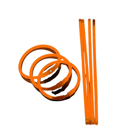 Bracciale arancione fluo (set da 100)