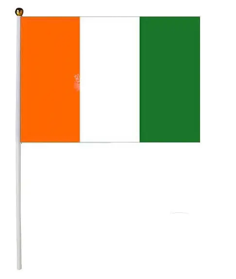 Bandiera Costa d'Avorio 30x45cm con bacchetta