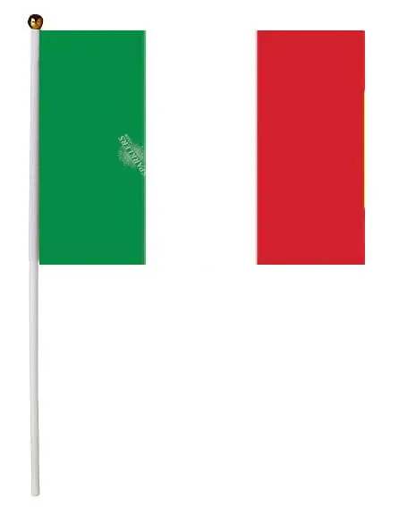 Bandiera Italia 30x45cm con bacchetta