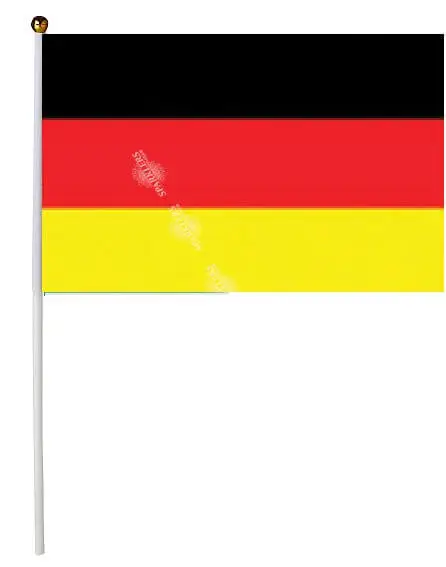 Germania Bandiera 30x45cm con bacchetta