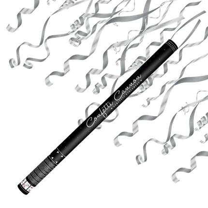 Pistole Coriandoli 80 CM Streamer Silver